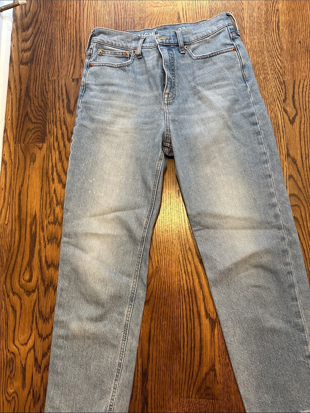 J. Crew ankle straight jeans